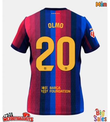 Barcelona Dani Olmo #20 Replica Home Stadium Shirt 2026-27 Short Sleeve